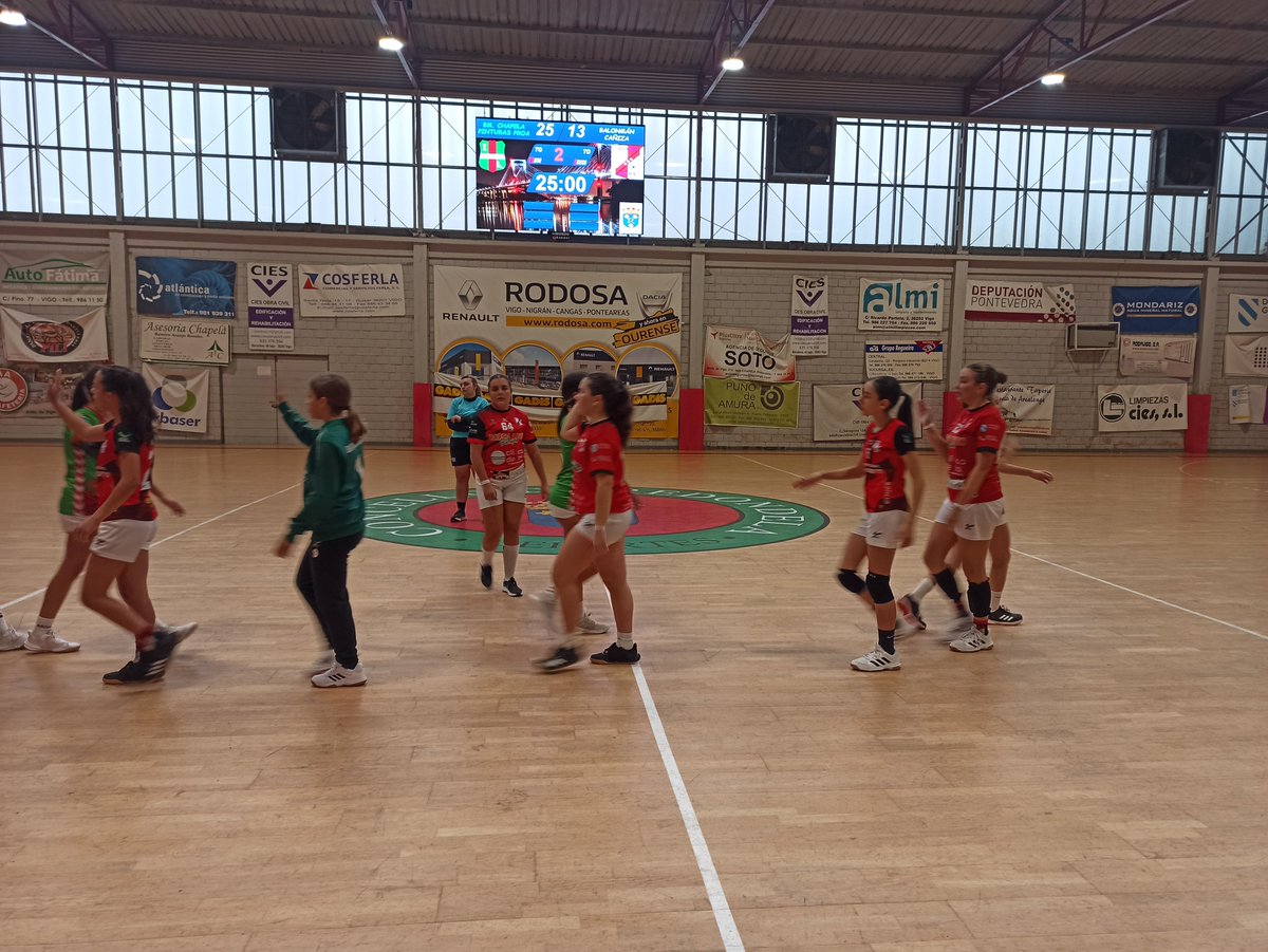 CB_ChapelaWeb's tweet photo. As nosas miniminions logran a vitoria fronte o Cañiza no seu encontro da Liga Ouro (25-13). Encontro cómodo con probas nas diferentes posicións das rapazas. Ben feito equipo!!
#imoschapela #vermelloeverde #pinturasproa #gominions #sonolasetta https://t.co/HznZ3gN6WE
