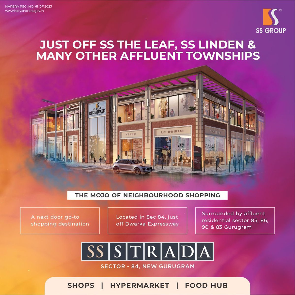 ssgroup_in's tweet photo. Shopping, Dining, and More in Your Vicinity.
SS Strada by SS Group, where shopping comes to life.
Visit us at: https://t.co/USWdPlWIok
#SSGroup #SSStrada #investment #propertyinvestment #retailspace #shoppingdestination #realestate https://t.co/okPVTQHsrY