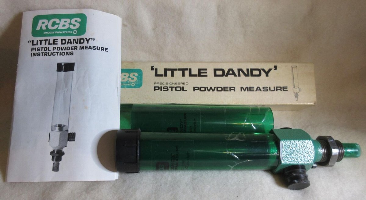 rusticrelics04's tweet photo. RCBS Little Dandy Pistol Powder Measure 86040 rotor # 9 extra powder tube https://t.co/NNPdBvOrbL…… #eBay via
@eBay
#hunting #RCBS #Pistol #gunpowder #hunter #reloader #sportsman #targetshooting #target #rugged #Revolver #smallcaliber #gunsmith #gunsmithing https://t.co/hhYMV1oBcB