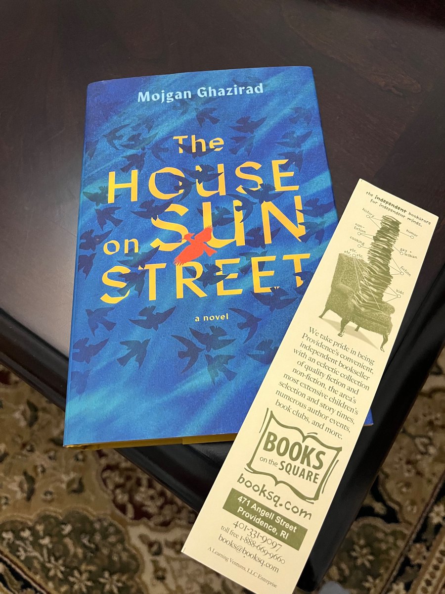 MaryamGhatee's tweet photo. What I picked up last night from my local independent bookstore! @Books_on_the_SQ 
Congrats, @MojganGhazirad , can’t wait to start it! https://t.co/ymgiBIgZ0X