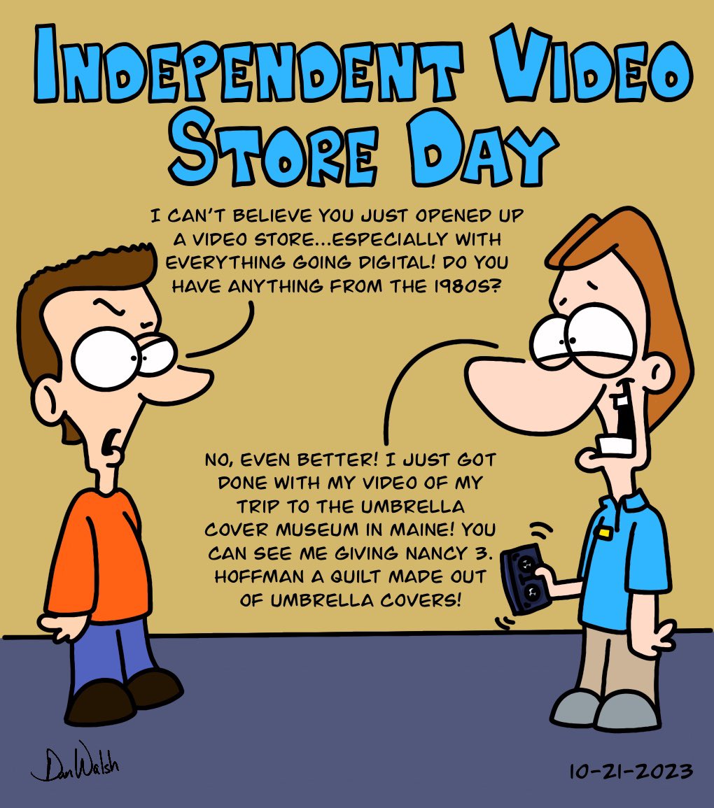 Bringing it back…

danwdrawing.myportfolio.com/drawing-a-blank

#danwdrawings #caricatures #artoftheday #cartoonart #cartoons #digitalart #comics #comicart #fanart #cartoonstyle #drawingablank #daysoftheyear #independentvideostoreday #videostore #videostores #videos #vhs #independent #video