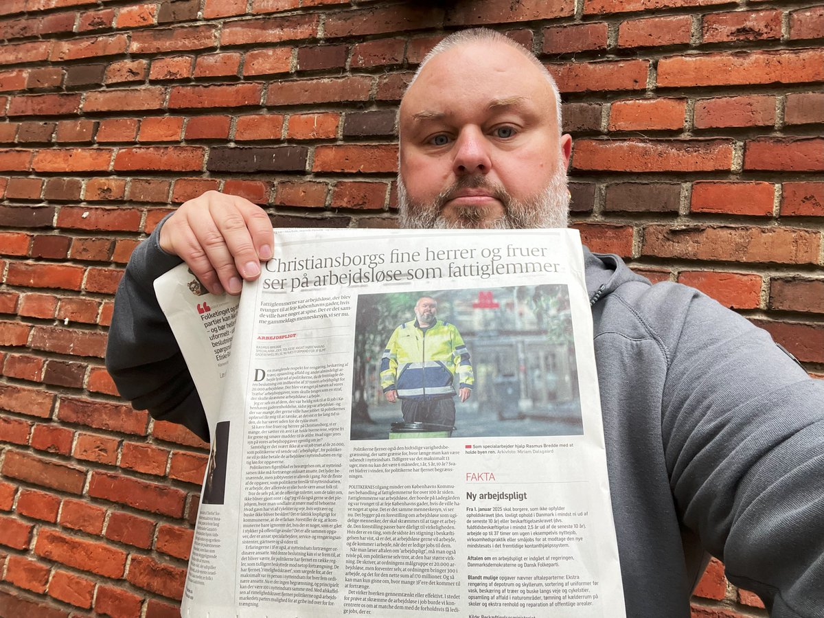 specialarbejder's tweet image. Stop jobtyveriet!
I dagens @Politiken kritiserer jeg aftalen mellem regeringen, DF og DD.
Jobtyveriet er allerede i gang. For de fleste af de opgaver, som politikerne foreslår til nytteindsatsen, er arbejde, der allerede er eller burde være ansat folk til.
#DKpol #arbejde