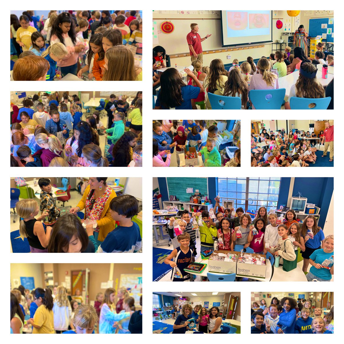 It starts with a book, and a community connection.  A couple of weeks later we are sending goody bags to operation smile. Thank you Dr. R for inspiring us #servicelearning <a href="/CharacterDotOrg/">Character.org</a>  <a href="/AHISD/">Alamo Heights ISD</a> <a href="/Cambridge_AH/">🐴Cambridge Elementary AH</a>