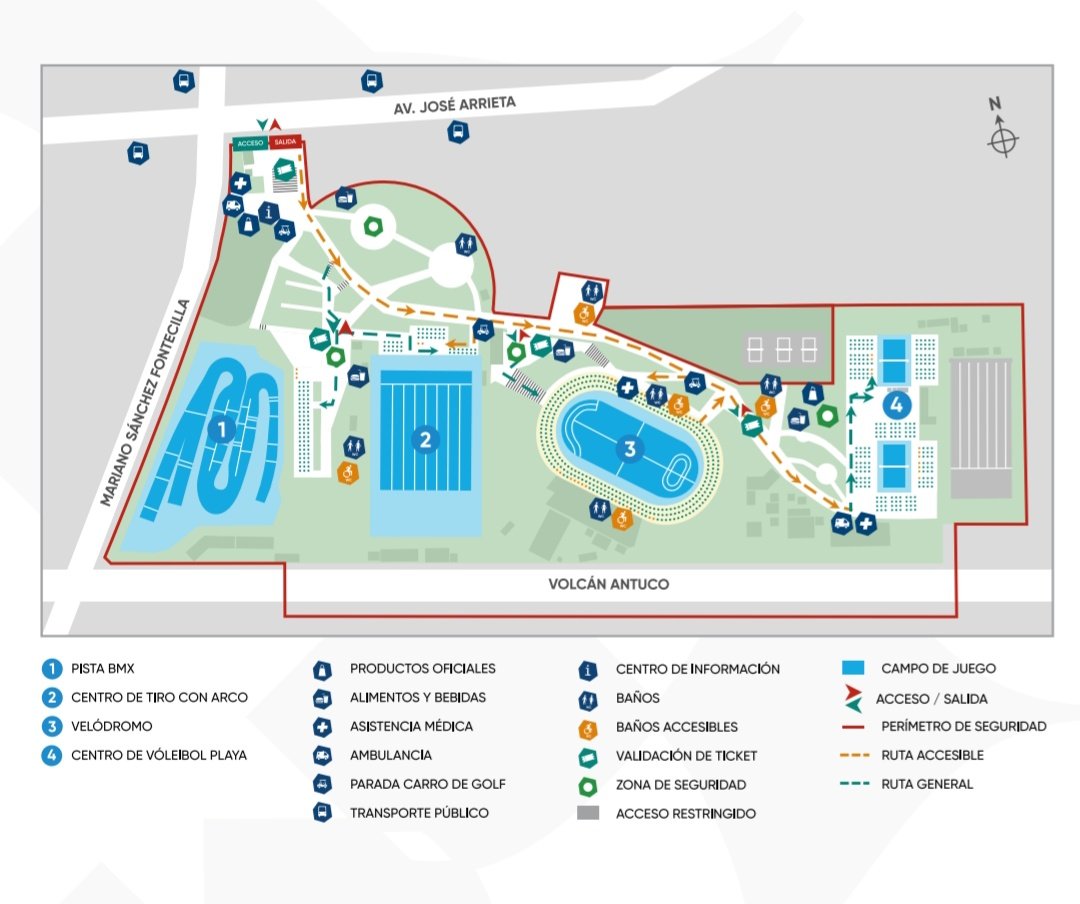 Ya tengo entrada para el Velódromo de Peñalolén! 🤗 Ahora me parece extraño no ver biciestacionamientos en el plano. Amigos <a href="/santiago2023/">Santiago 2023</a>, dónde pueden anclar bicis quienes optan por no congestionar entorno y poner en valor la movilidad activa? #Panamericanos2023 <a href="/MayneNicholls/">HaroldMayne-Nicholls</a>