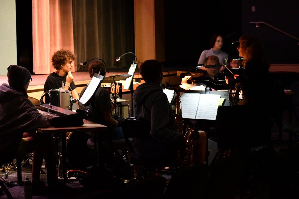 Mary_Jo_West's tweet photo. Last Ruthless show tonight!  You have to be RUTHLESS to play this 🔥score!  Congrats company &amp; pit orchestra! @FCCPS @MeridianMstangs https://t.co/IxMp3nT41V
