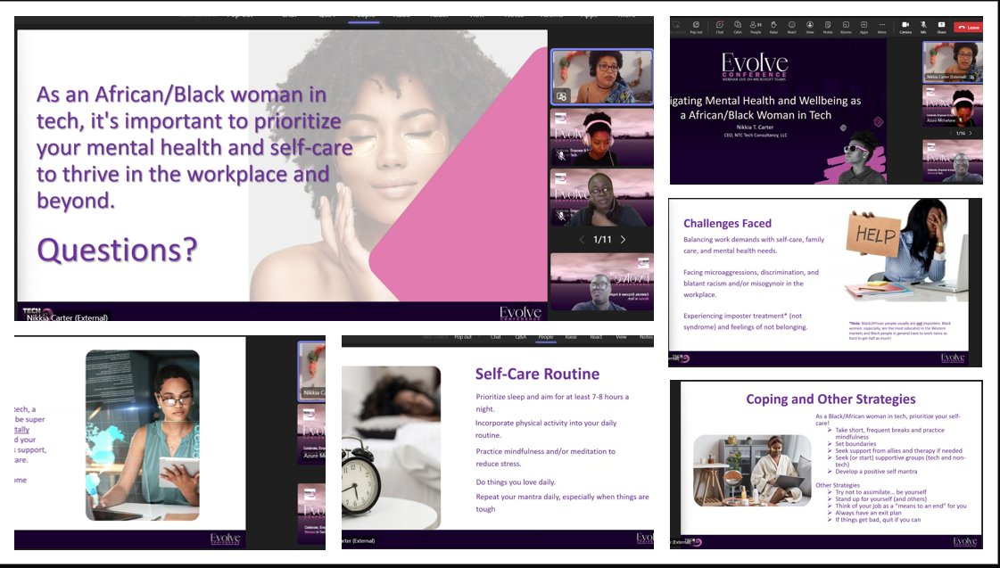 I totally enjoyed Nikki Carter's session on Protecting your Mental Health