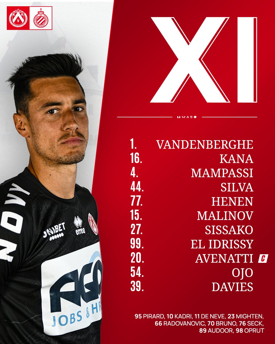 Deze Kerels nemen het zo dadelijk op tegen Club Brugge. ⚔️ KOMAAN VEEKAA!!! 👊🔥 #KVKCLU #AltijdEenKerel 🔴⚪️