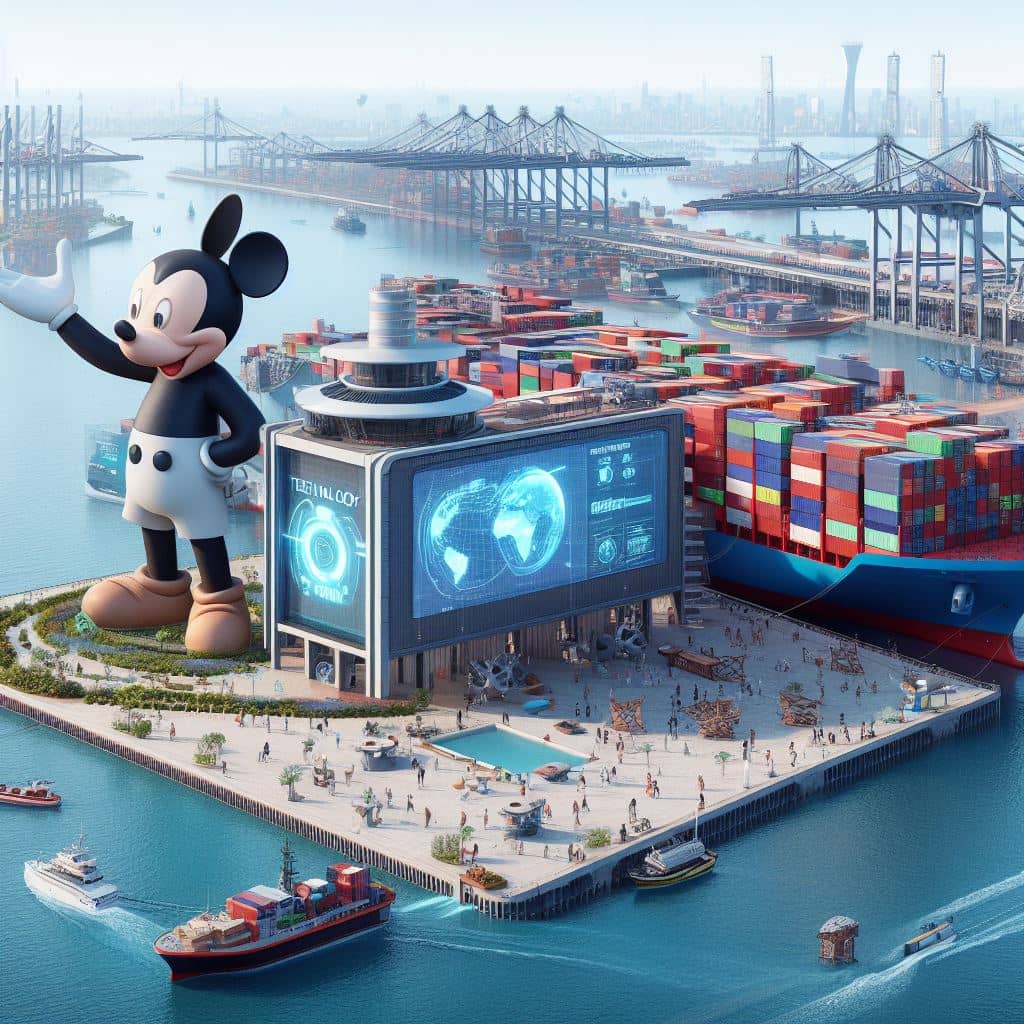 prports1's tweet photo. 🎉 ¡Celebra los 100 años de #Disney con un viaje al futuro! 🚢⚓️
¿Te imaginas un parque temático de Disney donde explores increíbles #puertos para #buquesportacontenedores y #cruceros de ensueño? 🌍⚡️ Gracias a la #inteligenciaartificial, hoy te lo presentamos.
@Disney
#PRPORTS https://t.co/zLg8Ei4WkO