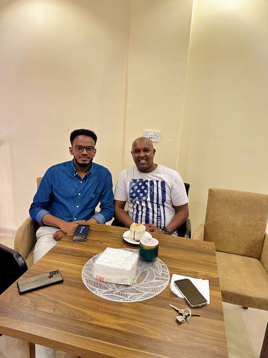 Abdiwasashabele's tweet photo. With the man of the year 𝑴𝒓 Kahin, CEO &amp; Owner of Afro Deli &amp; Grill, Small Business Person of the Year 2023 USA.
#FursadahaDhalinyarada #CAYO
#OpportunitiesForYouth  #CAYOEthiopia  #ClimateAction #volunteering #AfroDeli #SDGsProgress #YouthEmpowerment #YouthVoice https://t.co/PKmlleKOyx