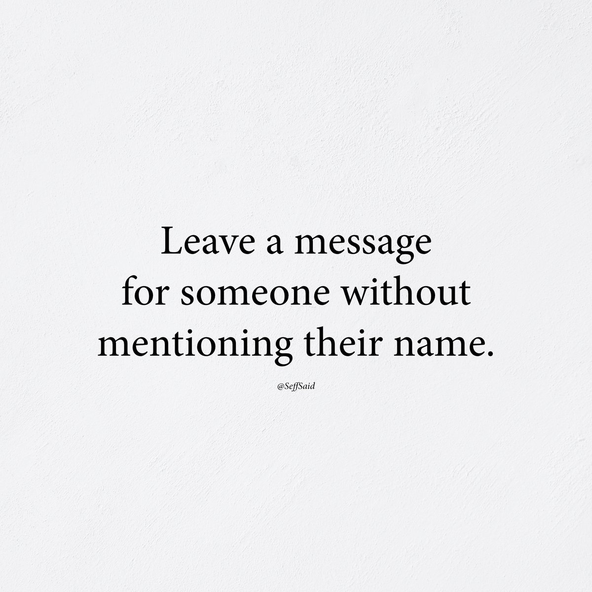SeffSaid's tweet photo. Leave a message https://t.co/TDrjYHhrmf