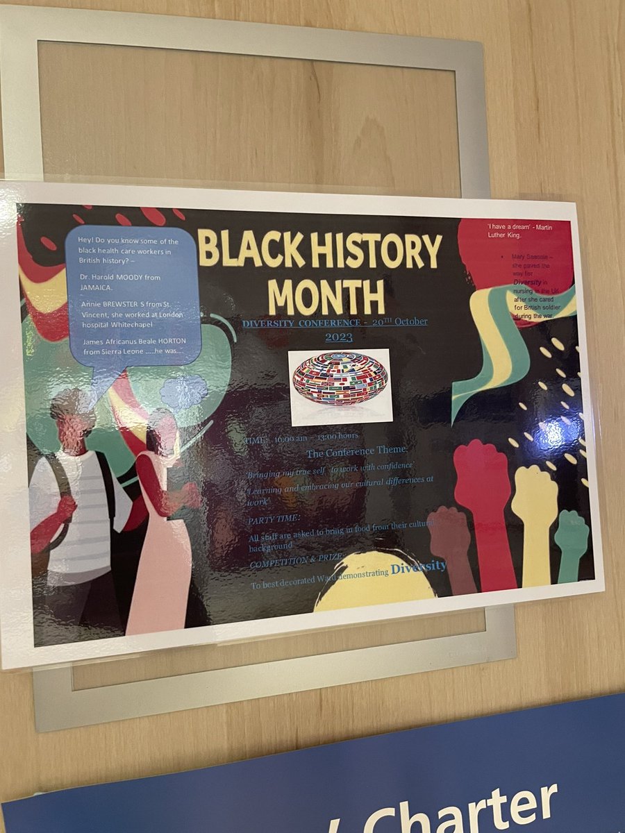 BelfonJohnso's tweet photo. @NorthMidNHS SACCAS hosted its’ 2nd year diversity conference - Theme : “Bringing My Authentic Self to Work”. Inspiring learning event about our staffs’ diverse culture. Key speakers @felicia_kwaku and 32 North Mid nurses Bands 2, 5, 6, 7, 8 &amp; 9. Congratulations 👏🏾 @RachaelMay11 https://t.co/IrI81LkB4T
