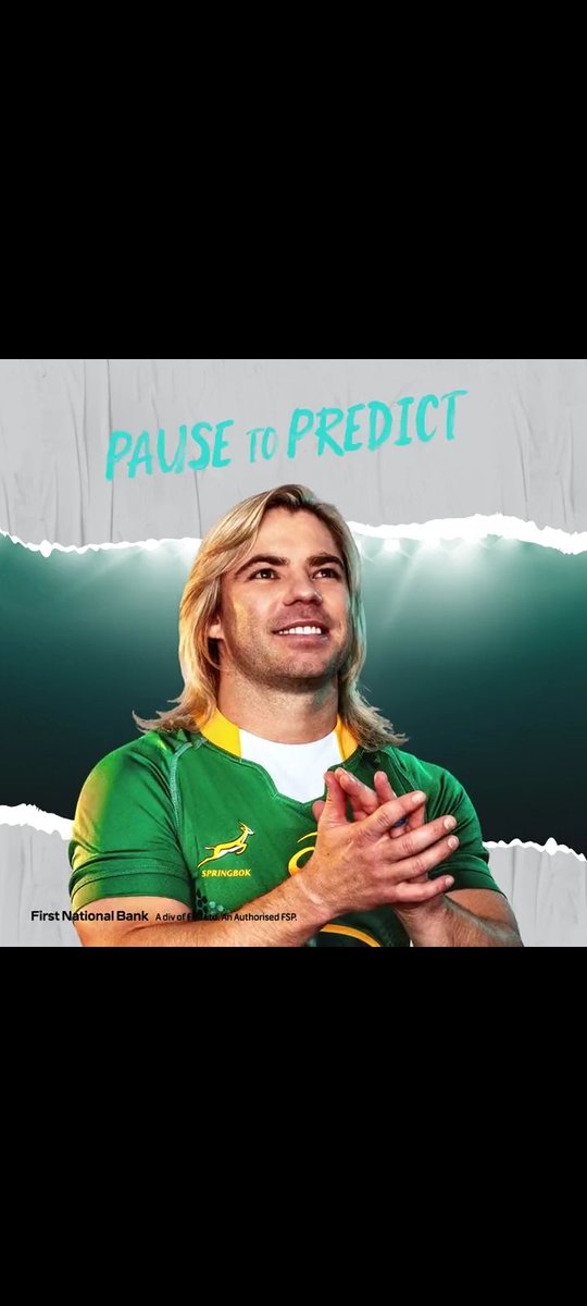 @FNBSA @Springboks #BoksNeedYou
#FNBLovesRugby