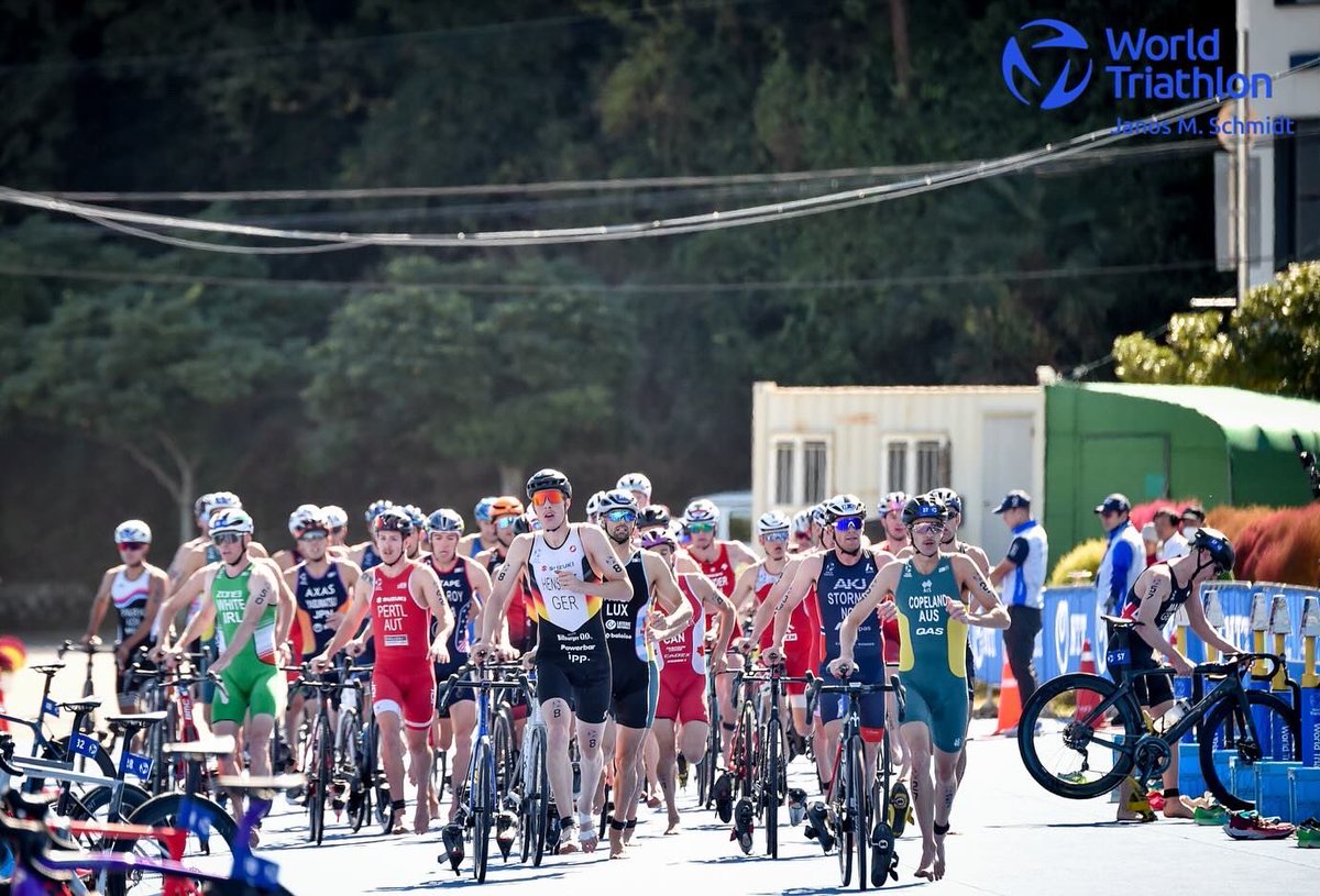 20th place at Tongyeong World Cup today. A very rough swim meant I was further down than I would’ve liked. Managed to stay upright in the big chase group and put myself in the best place to have a good run. Solid result in a very close and strong race.

📷: <a href="/worldtriathlon/">World Triathlon</a>