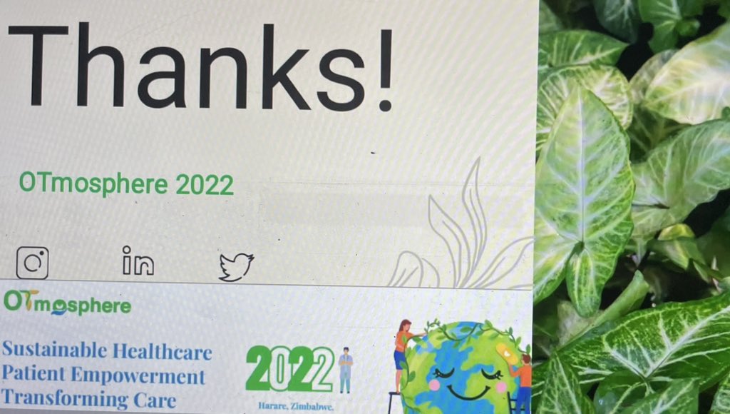 Thankyou @SidaMuchemwa for sharing your experiences with us today! ☺️
Some interesting conversations around collective responsibility around #ClimateChange and #occupation and how we can better  build community resilience 🌱