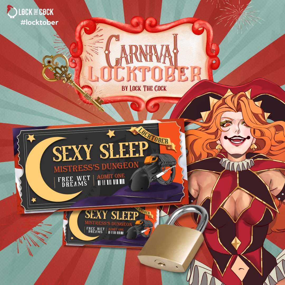 lockthecock_'s tweet photo. π₯΅ Sexy sleep π₯΅
Take a Break in Mistressβs Dungeon! Itβs time for a little rest, so tonight all you need to do is sleep completely naked except for your cage. Donβt get too excited, we donβt want any wet dreams π¦ #LTCLocktober #locktober https://t.co/QZEioGTgQa