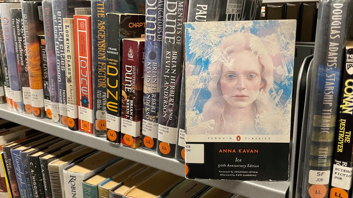 torontolibrary's tweet photo. Borrow this short read when you're short on time!
In a world covered in ice and snow, a man relentlessly pursues to rescue an unknown woman in this lyrical and mesmerizing novel.
Borrow Ice: https://t.co/1wsidY6jc3
#ShortBookSaturday https://t.co/RmdrZ9p0gk