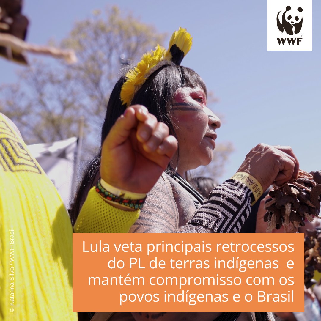 #VetoPL2903 | O presidente Luiz Inácio Lula da Silva vetou parcialmente nesta sexta (20) o PL2903, aprovado em setembro pelo Congresso Nacional. Embora não tenha vetado integralmente o projeto, um dos pontos vetados foi o #MarcoTemporal, rejeitado em setembro pelo @STF_oficial