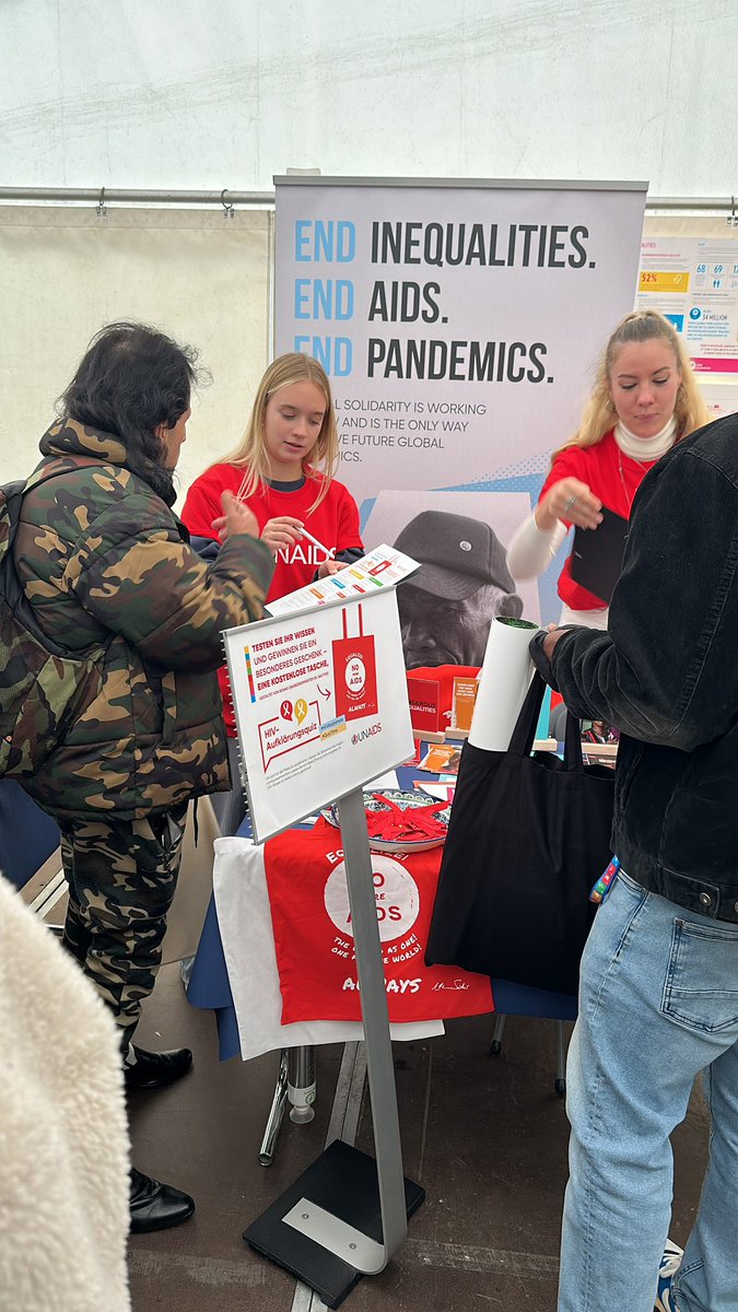 @UNAIDS_EECA  is taking part in the UN DAY FAIR in Bonn with our key messages #endinequalities #endAIDS #endpandemics @EamonnMurphy63  @UNBonn