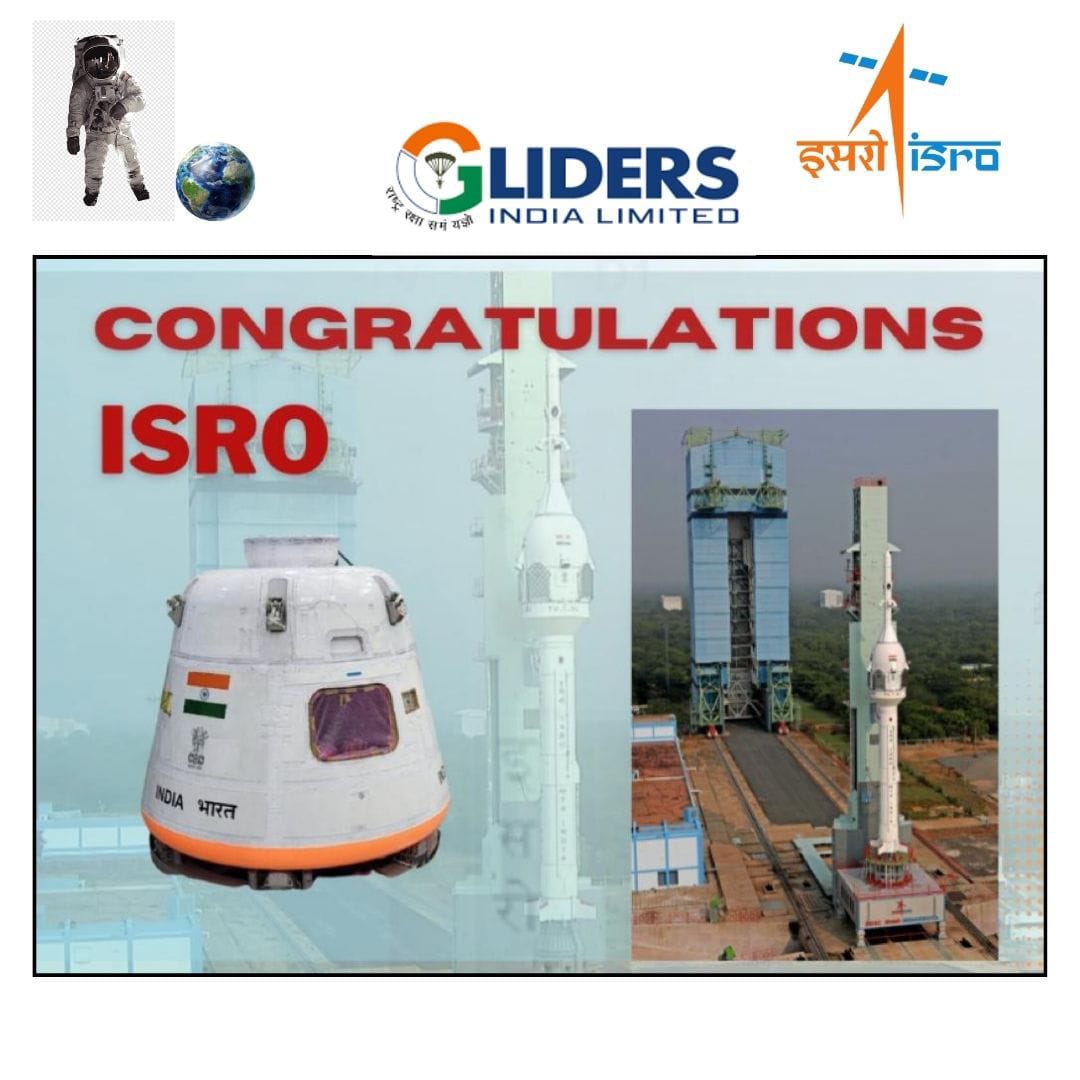 Congratulates @isro on yet another historic feat & successful accomplishment of TVD1 mission; first milestone of India's human space exploration journey.@DRDO_India
