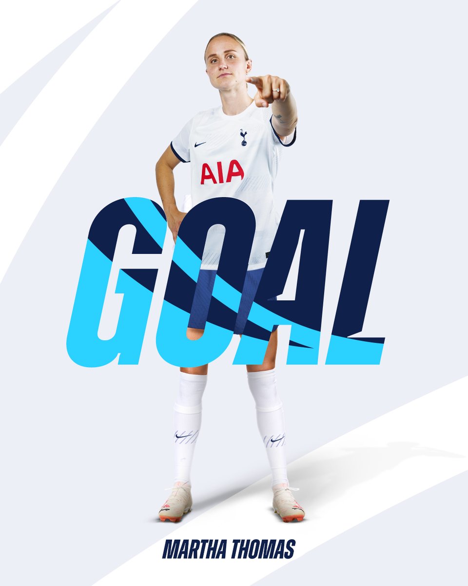 SpursWomen's tweet photo. WHAT A BALL. WHAT A FINISH. WHAT A GOAL.

Hattrick for Thomas 🔥 https://t.co/6hczhmn6mg