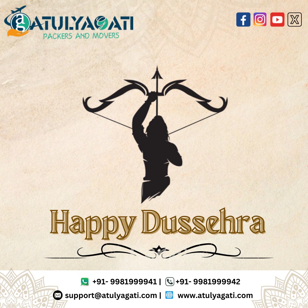 atulyagati's tweet photo. Wishing you a joyful Dussehra and a smooth transition to your new home! 🏠🌟
.
.
.
Contact us
Atulya Gati Packers and Movers
📱 (+91) 9981-999-941
📱 (+91) 9981-999-942
🌎 https://t.co/74Mdqx476l
📧 support@atulyagati.com

#Dussehra #dussehraspecial #HappyMoving #happydussehra https://t.co/7yJ0TOjnW2