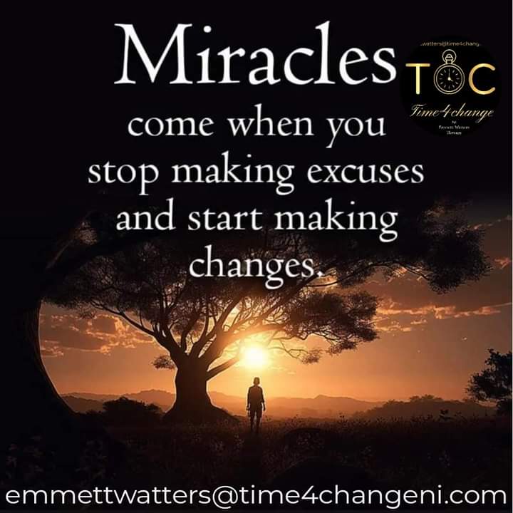 No change without challenge 🙏❤️🙌