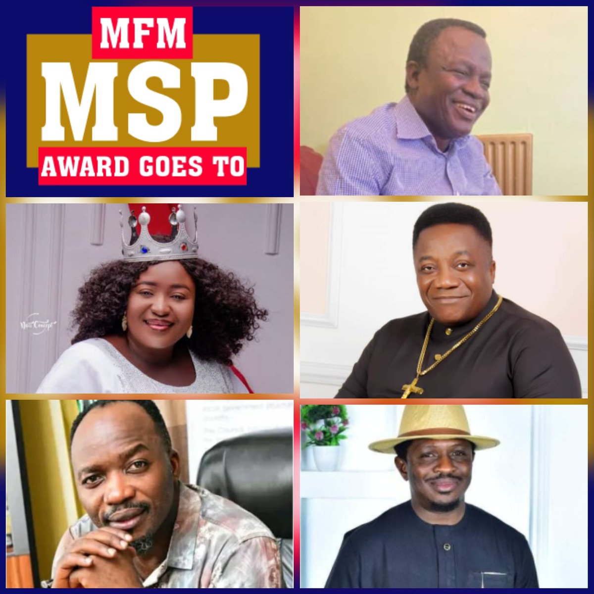 *MOST SPECTACULAR PERSON (MSP) OF THE YEAR &amp; CENTURY AWARD IN NIGERIA &amp; AFRICA IN GRANTS/PROJECTS GOES TO THE FIRST PERSON WHO DISBURSES -SEM, TGF, UAAG, SUPREME, ST. RITA, EPIC, HOPE, ETC. 
*MFM COOPERATIVE SHALL PUBLISH THE WINNER ON SEVERAL NATIONAL DAILIES TO HONOUR HIM/HER