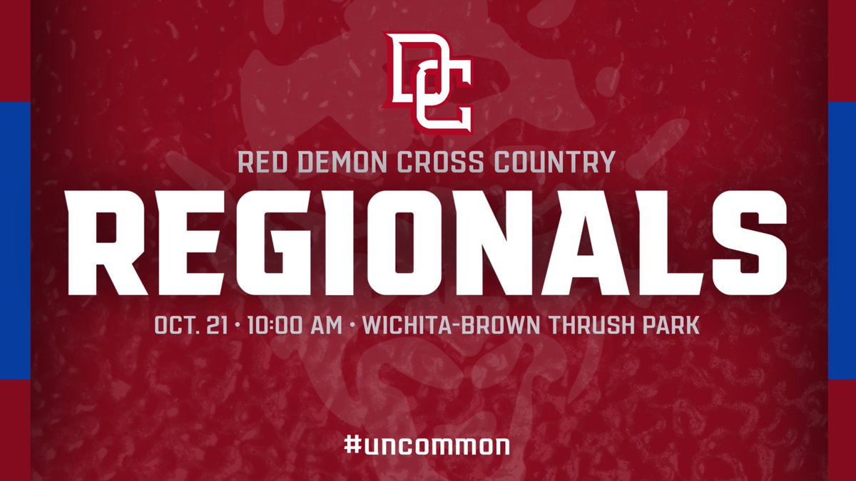 It's Regional time!  <a href="/LadyDemonCC/">DCHS girls CC</a> runs at 10a and @DCHS_XC runs at 11:10a today.  #uncommon