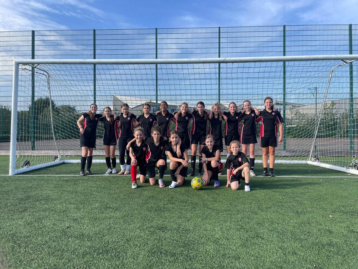 Solid 5-0 win for our U13 girls team today against St Richard Gwyn in the Welsh cup in the glorious sunshine 🌞🌞⚽️⚽️