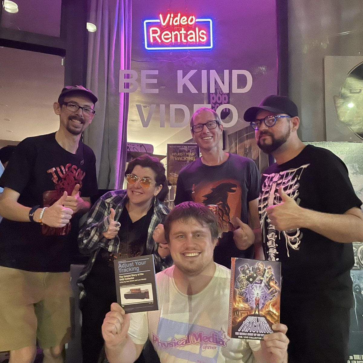 conor_holt's tweet image. 10th Anniversary screening of ADJUST YOUR TRACKING at @bekindvideo! Filmmakers on Zoom &amp;amp; some of the original documentary subjects in the audience! VHS Forever! #AdjustYourTracking #Tapeheads