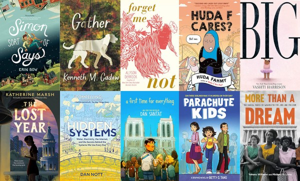 CALibrary1's tweet photo. From the @nationalbook: 25 Finalists for the 2023 National Book Awards were announced last week with the @nytimesbooks. The latest CA Library Blog post highlights the 5 finalists for Young People’s Literature, along with 10 titles longlisted in September. https://t.co/oHgORj6emN https://t.co/ukCN6SboaZ