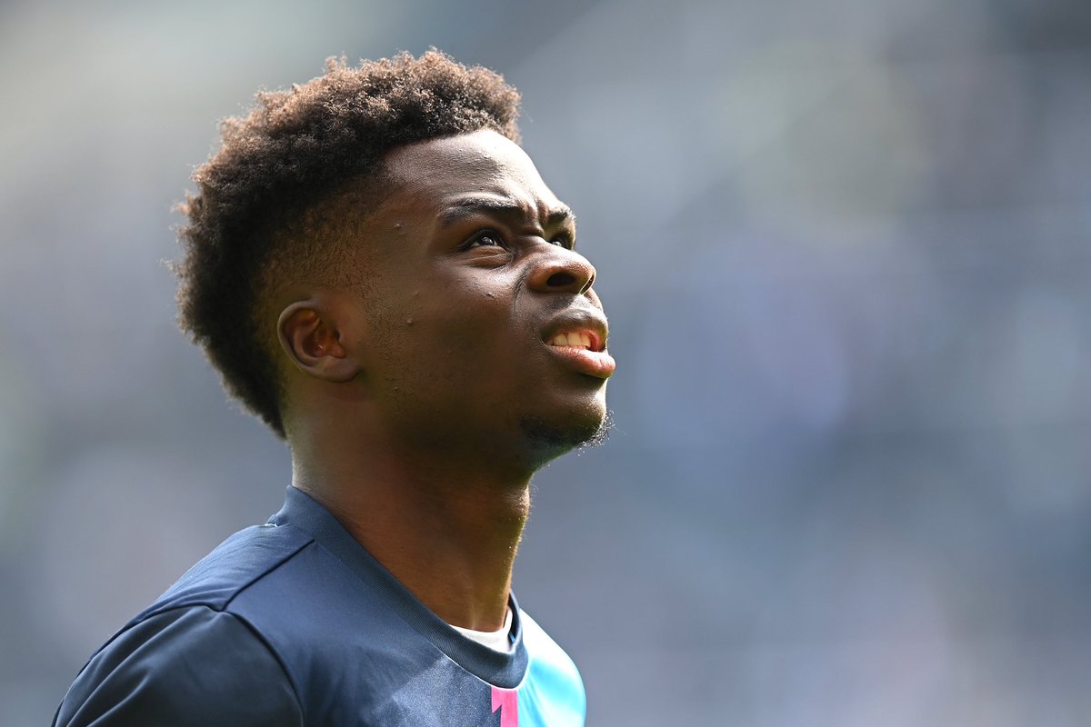 🚨 Bukayo Saka has withdrawn from the England squad due to injury.

“Saka was assessed by the England medical team and it was decided the player would continue his rehabilitation at his club”.