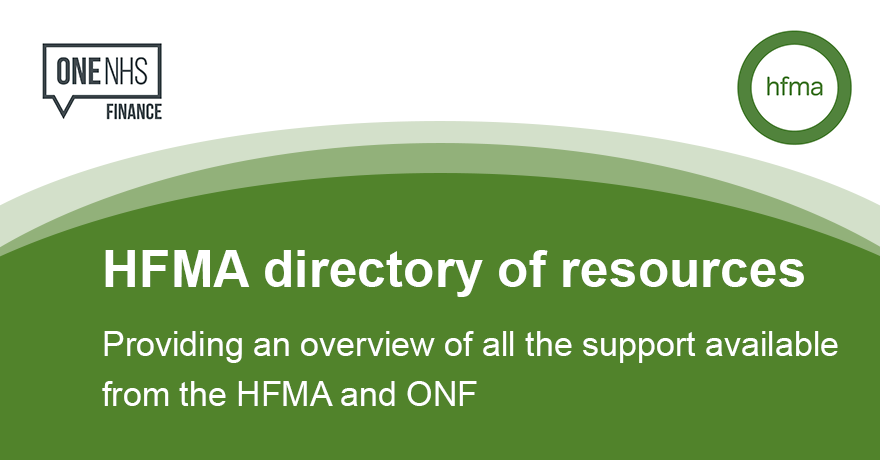 The HFMA directory of resources has been updated - view now: okt.to/EjlmGy