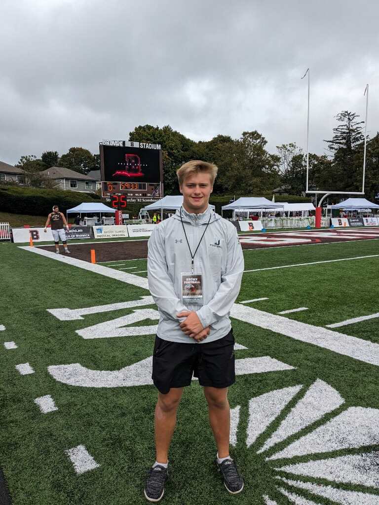 James Scanlon (@james_b_scanlon) on Twitter photo Thank you <a href="/MattODonnell27/">Matt O'Donnell</a> for the invite to <a href="/BrownU_Football/">Brown Bears Football</a> for the Governor’s Cup. It was a pleasure meeting the coaches before a very competitive game. <a href="/coachDjackson1/">Darryl Jackson</a> @Browncoachweave
<a href="/DuxHSFootball/">Duxbury HS Football</a> Thank you <a href="/MattODonnell27/">Matt O'Donnell</a> for the invite to <a href="/BrownU_Football/">Brown Bears Football</a> for the Governor’s Cup. It was a pleasure meeting the coaches before a very competitive game. <a href="/coachDjackson1/">Darryl Jackson</a> @Browncoachweave
<a href="/DuxHSFootball/">Duxbury HS Football</a>