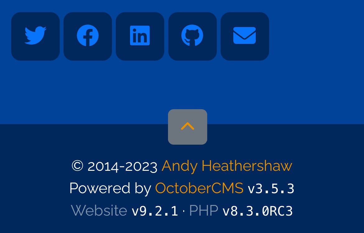 For once, I’m getting in early for the next major update of @official_php #PHP #webdevelopment