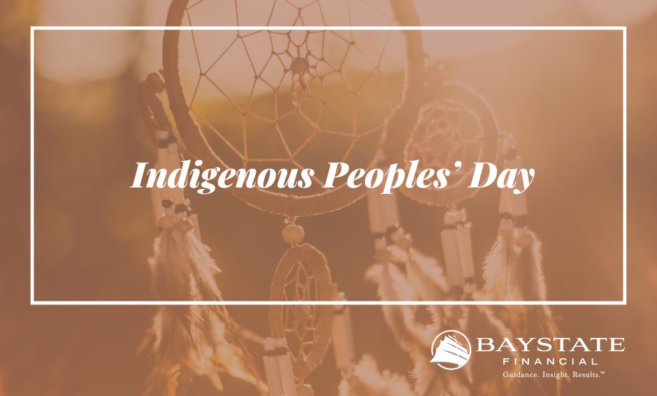 Celebrating Indigenous Peoples' Day today!