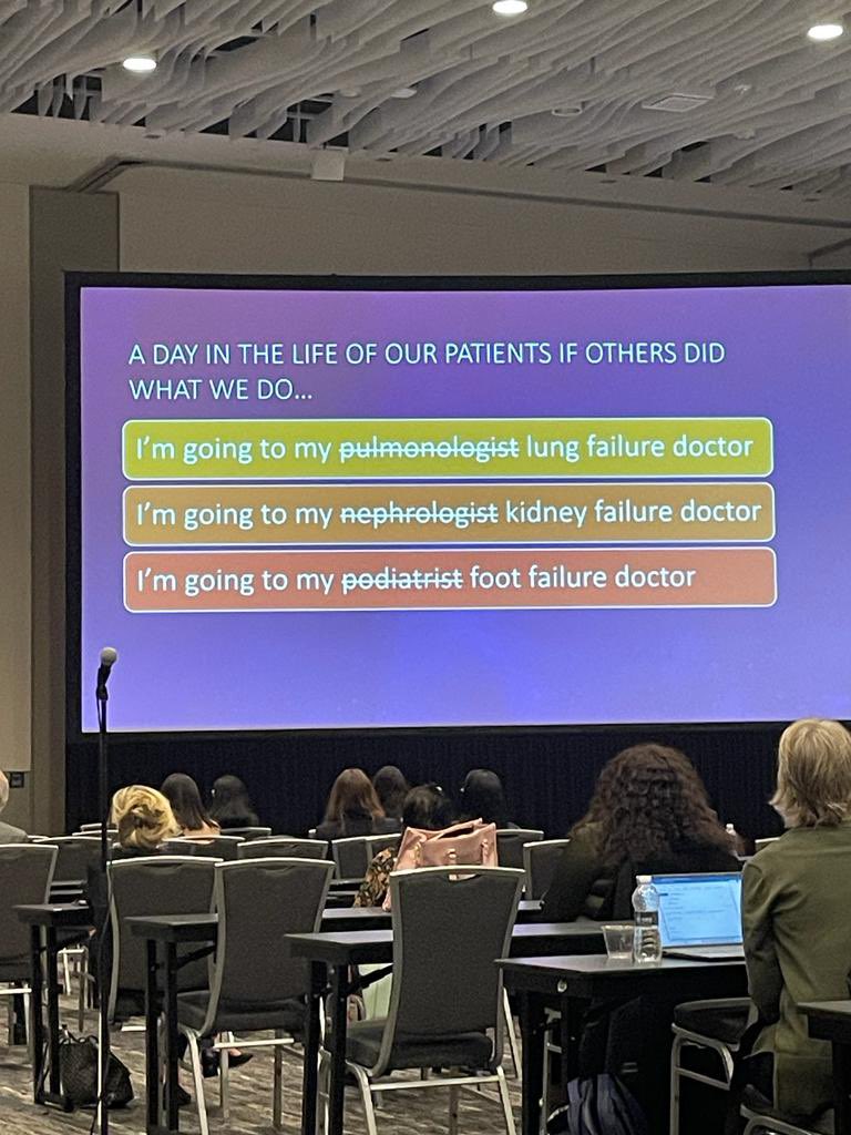 DrMarthaGulati's tweet image. The master @dranulala taking us from failure to function!
After all, what other disorder have we added “failure” to the diagnosis? Or the physicians?
Congratulation Anu! 👏🏽👏🏽💜💜
#functionnotfailure #wordsmatter #HFSA2023