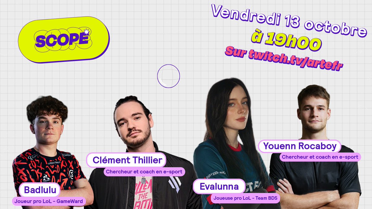 Envoyé spécial, <a href="/artepierre/">Pierre Girard</a> sera avec :

@EvalunnaTV de <a href="/TeamBDS/">Team BDS</a>  
<a href="/RocaboyYouenn/">KC Youenn💧</a> 
<a href="/badlullu/">Badlulu/Lucas</a>