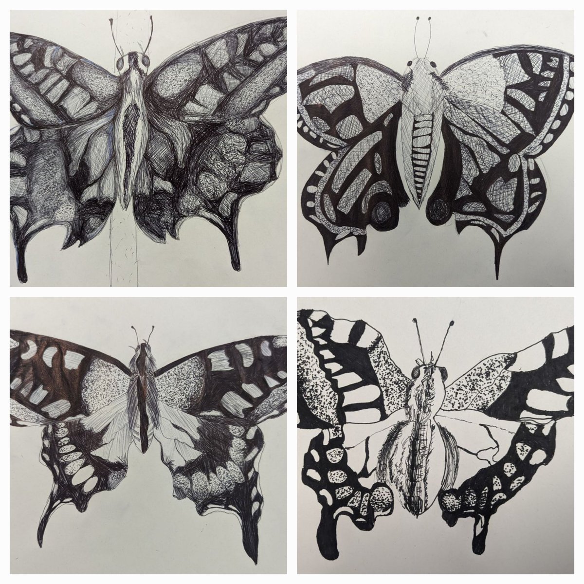 castlefordart's tweet photo. Stunning mark-making skills from Mr Brown's year 9 class. So much hard work has gone in to these, we are very proud of you. @CastlefordAcad https://t.co/JiiEY6gu3Q