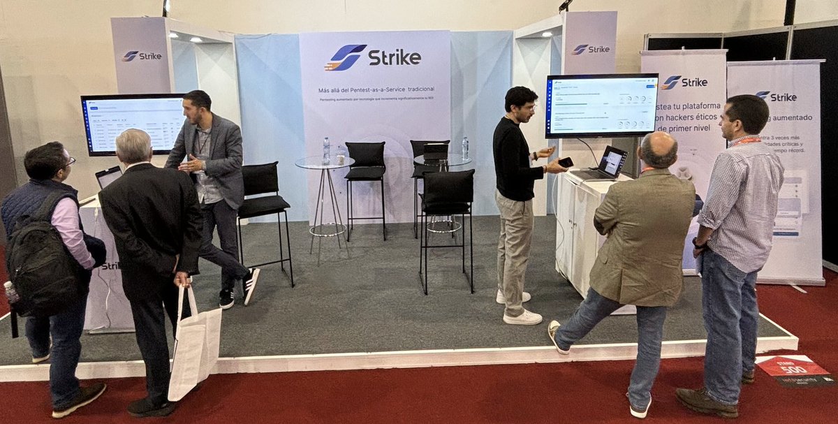 strike_secure's tweet image. We had an amazing time at @Infosecuritymx 🇲🇽, the cybersecurity event that brought together the best in the industry.  It was a fantastic experience engaging with you all!
Thank you to all the people who attended and made it a success 🙌
