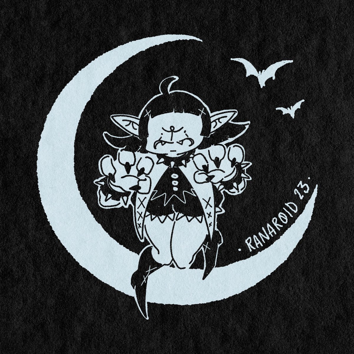 hi there it's Nina!
this is my spooky self portrait, i did it for #inktober2023 day 1 (prompt by <a href="/mabgraves/">Mab Graves</a>)
#illustration #commissionsopen #sketch #art