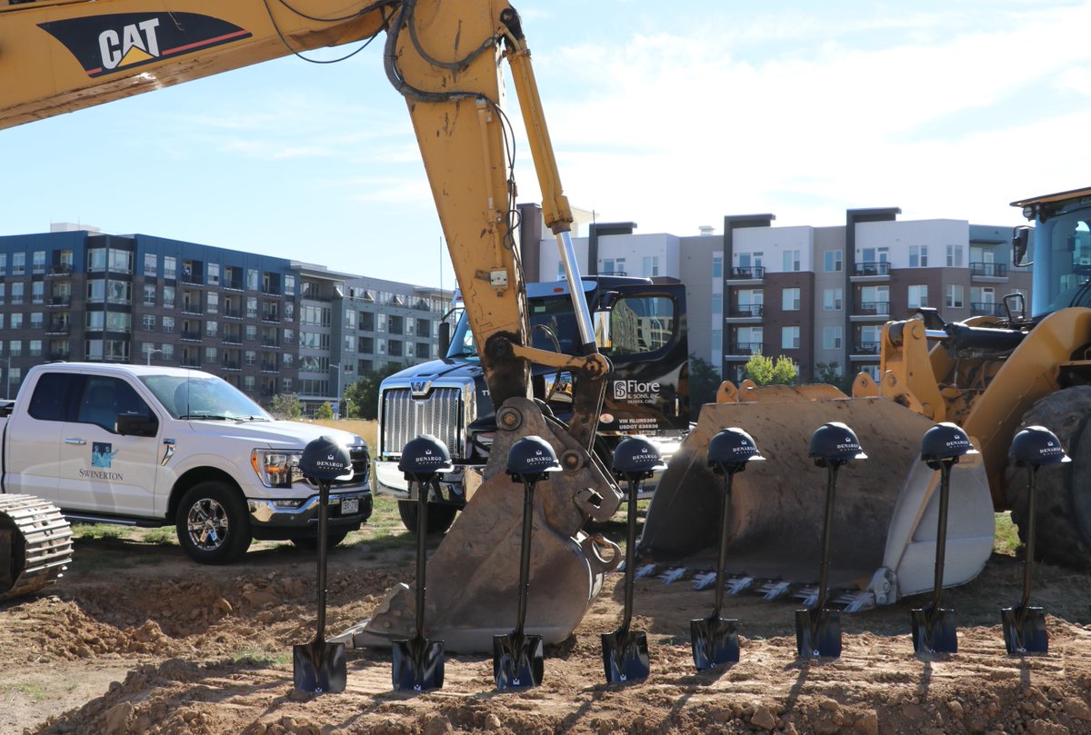 swinerton's tweet photo. We recently celebrated the groundbreaking of Denargo Market in Denver, CO, with our project partners.
Congratulations to the team on this milestone!
#groundbreaking #office #denver #DenargoMarket #BuildingColorado https://t.co/85cJxdGIKa