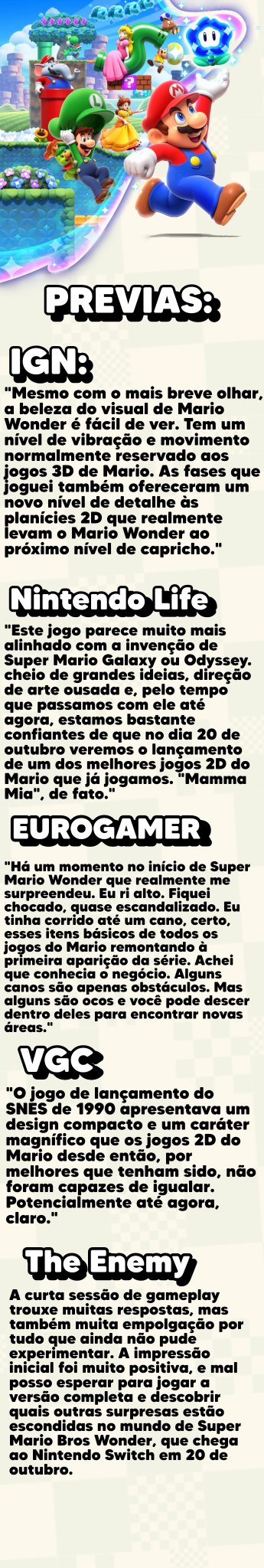 Portal Super Mario, Jogos