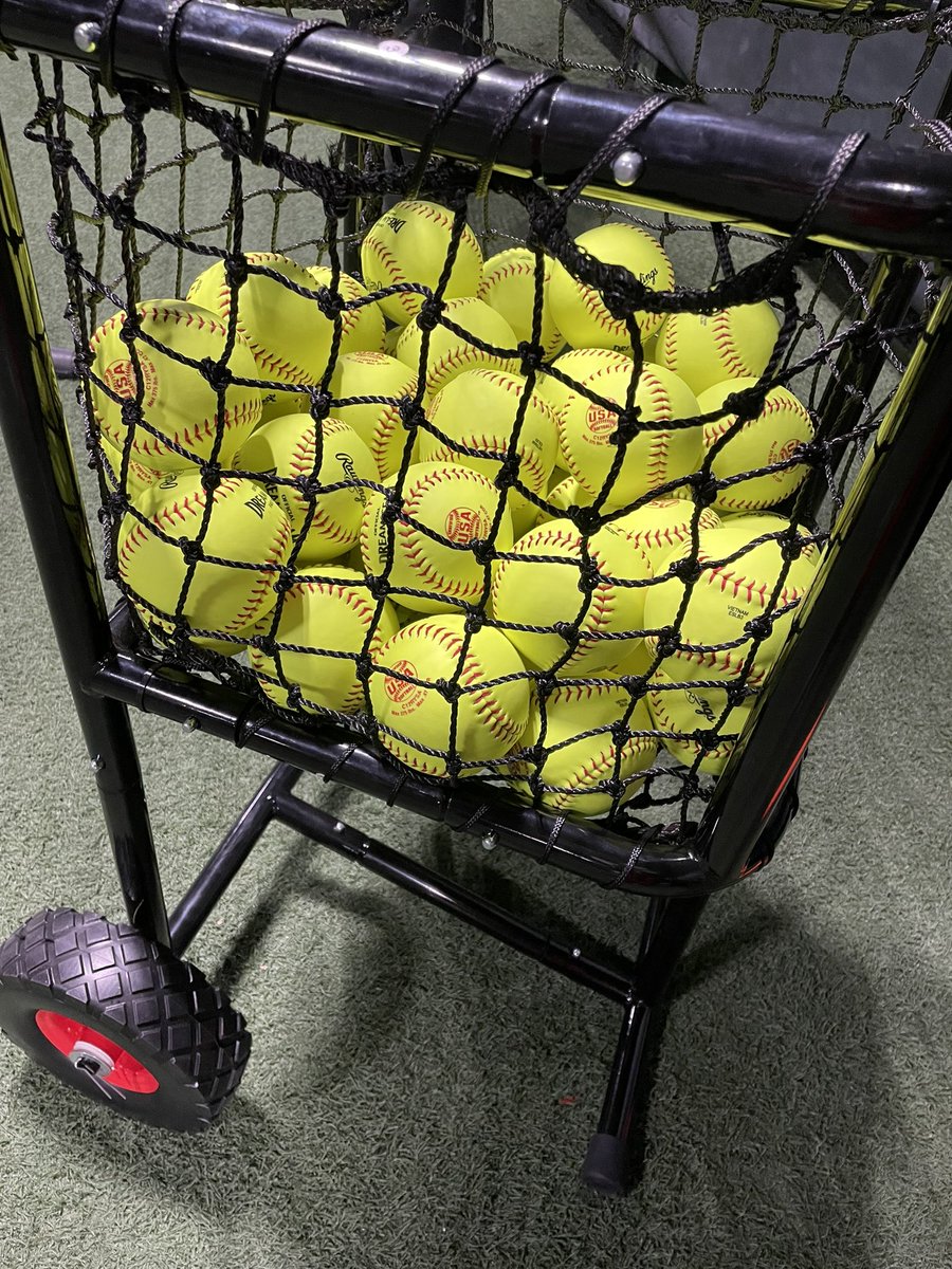 35 dozen all new softballs ready to go for our 8 teams here at Premier 🥎