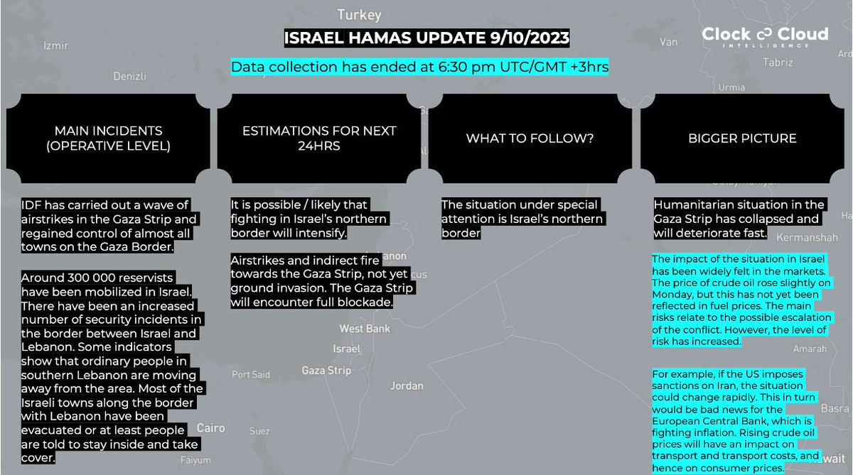 CCIntelOfficial's tweet photo. Israel update 9/10/2023

#IsraelPalestineWar 
#IsraelHamasWar 
#Hamas
#Hezbollah
#Lebanonnews
#IDF
#Gaza https://t.co/VEU8MbfM4e
