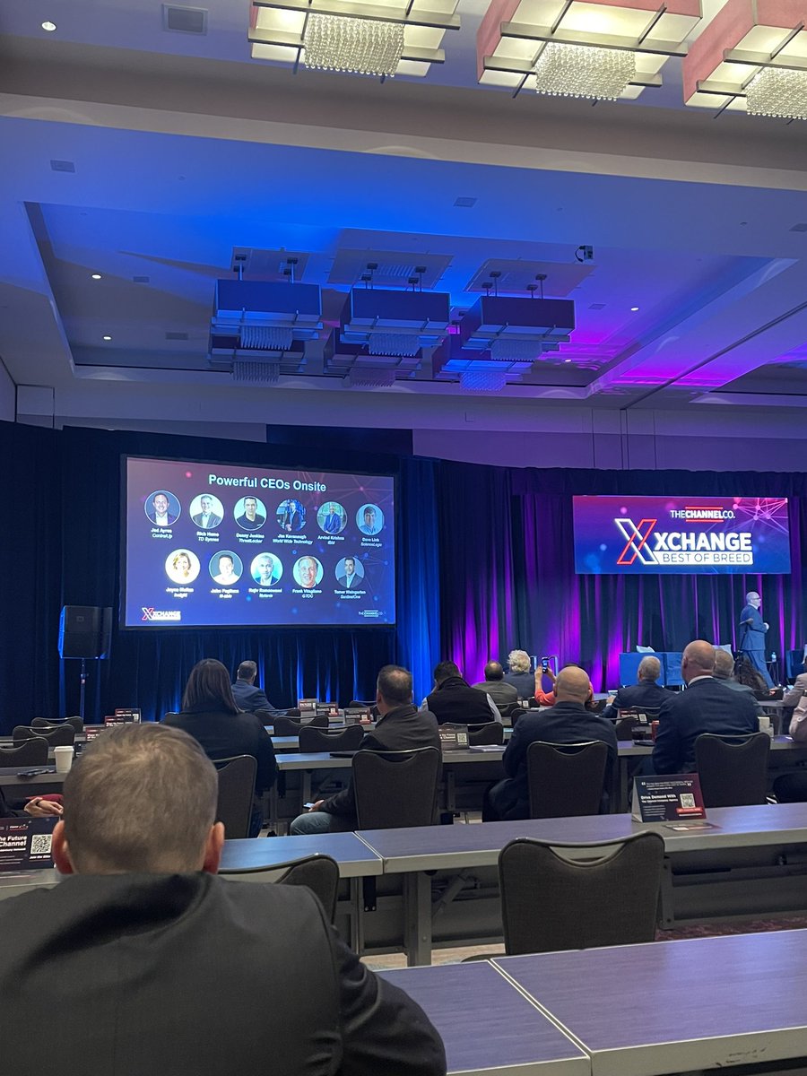 DorisBranscombe's tweet photo. .@TheChannelCo @BillJonesTCC kicking off #BOB23 Looking forward to hearing from this #stellar line up of #CEOs https://t.co/8n9kv3kOgo