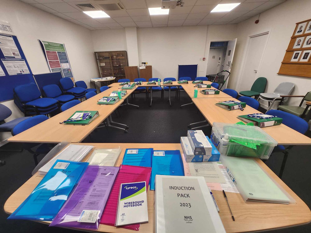 MauWgh's tweet photo. All ready for our Newly Qualified Nurses Internal Induction with our in-house Education Facilitator John Lucas-Herald 👨🏻‍🏫 #teamMau #everydaysaschoolday #welcometotheteam @VictoriaCosgro5 @WghLothian https://t.co/ln68n7sd88