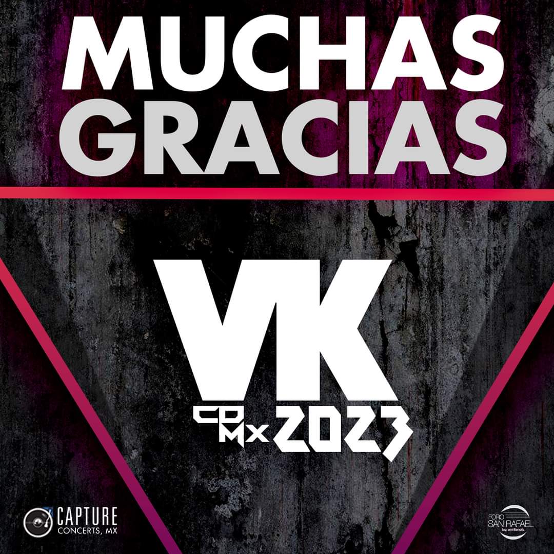 Queridos fans, artistas, patrocinadores y prensa,

El Festival VK 2023 ha llegado a su fin, y estamos desbordados de gratitud y emoción al ver el éxito y la pasión que rodearon este evento. 

Con gratitud y entusiasmo, CAPTURE CONCERTS MX