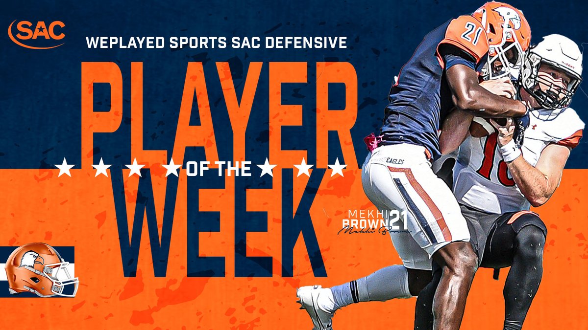 For the first time in more than a decade, <a href="/cnfootball/">Carson-Newman Football</a> has a player with consecutive @sac_athletics Defensive Player of the Week honors.  

Congrats <a href="/__mekhiiii__/">mekhi</a> 

📋bit.ly/46l7rHT

#TalonsUp