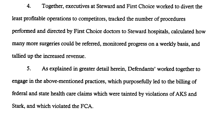 viceroyresearch's tweet photo. UNSEALED False Claims Act Case against Steward Healthcare. Now live:
https://t.co/jhzx8FgAZv
Pllease be reminded that $MPW is a shareholder, major lender & ABL sponsor to Steward Healthcare (which should really just be consolidated at this point).
#Fraudbags #Scamner